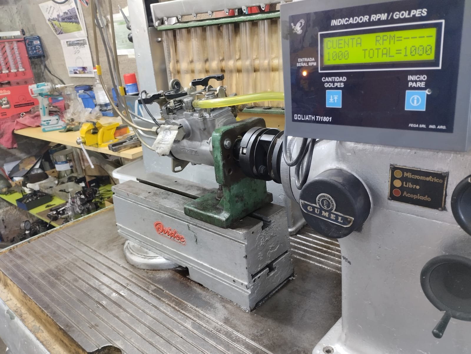 Diagnóstico y calibración de bombas mecánicas y common rail