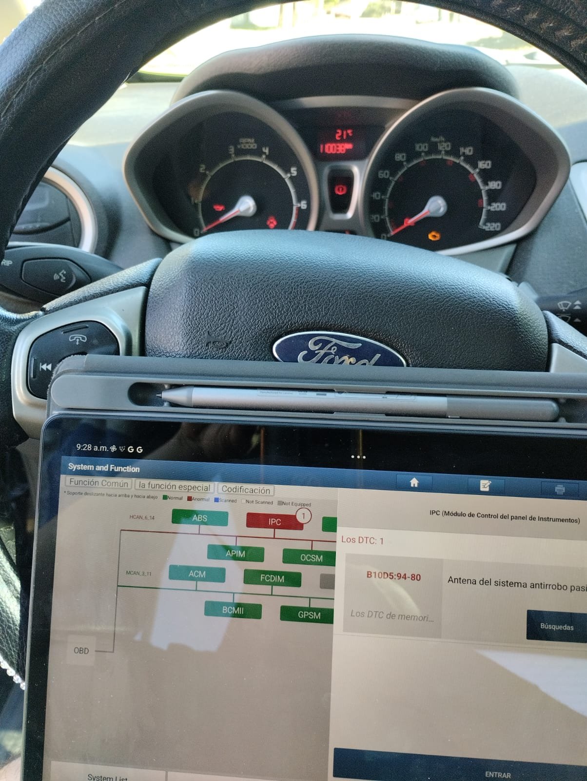 Diagnóstico computarizado automotriz