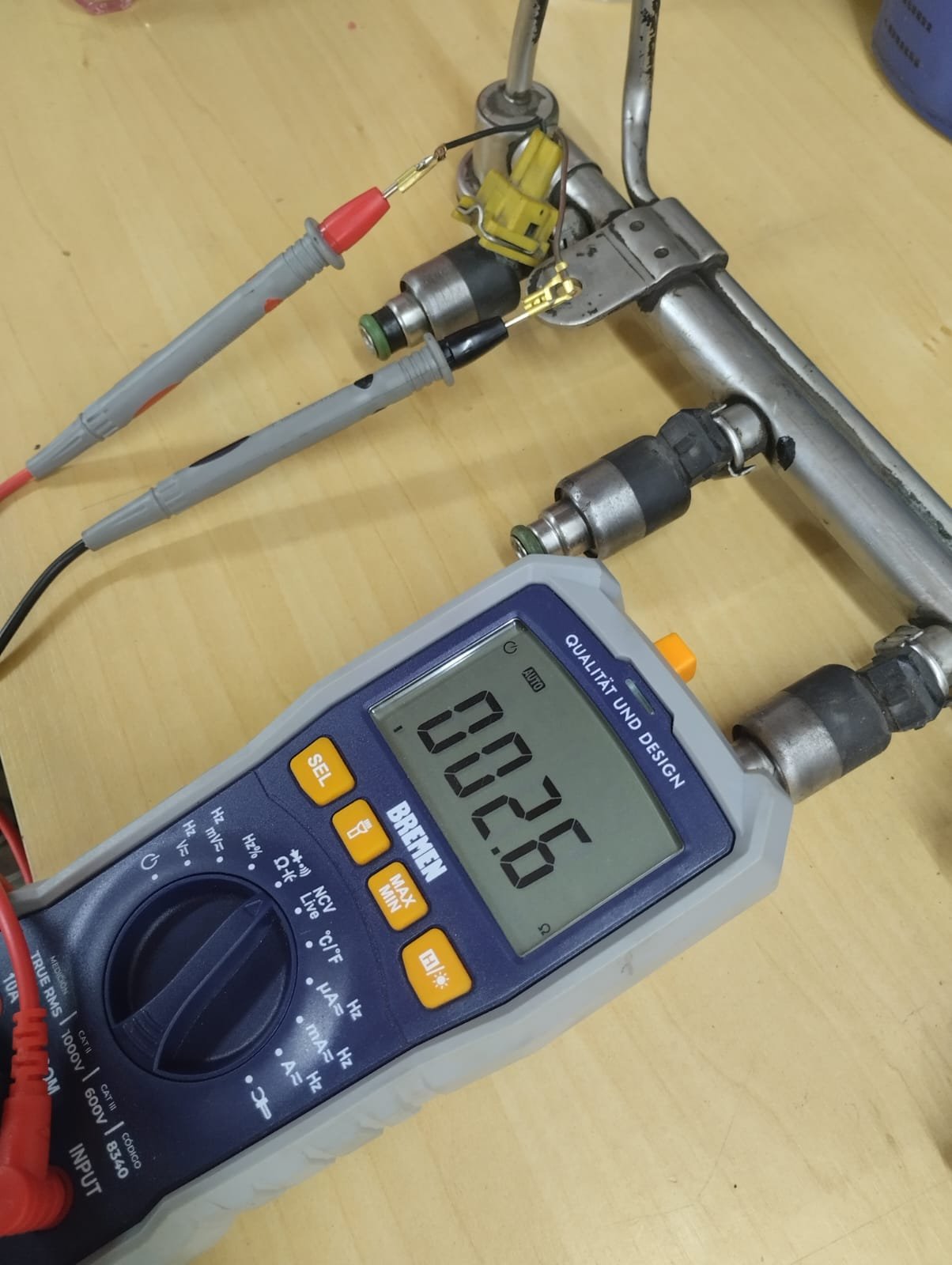 Limpieza y banqueo de inyectores nafta