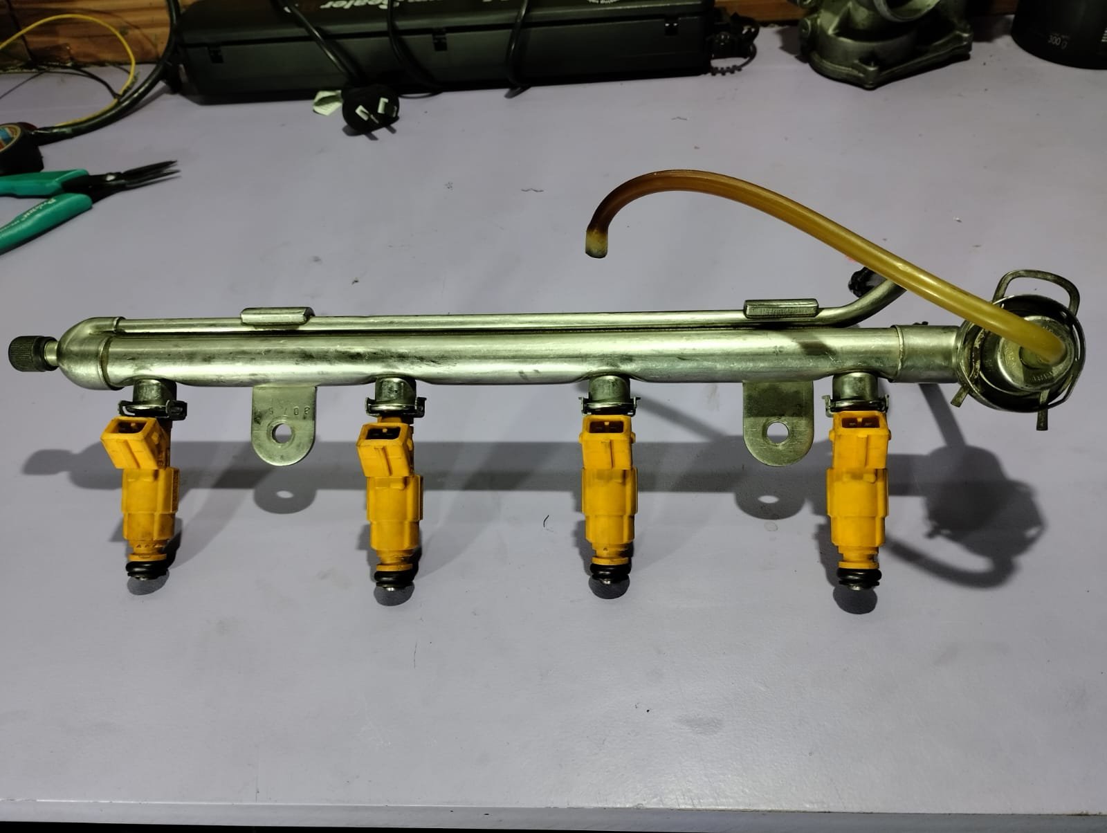 Limpieza y banqueo de inyectores nafta